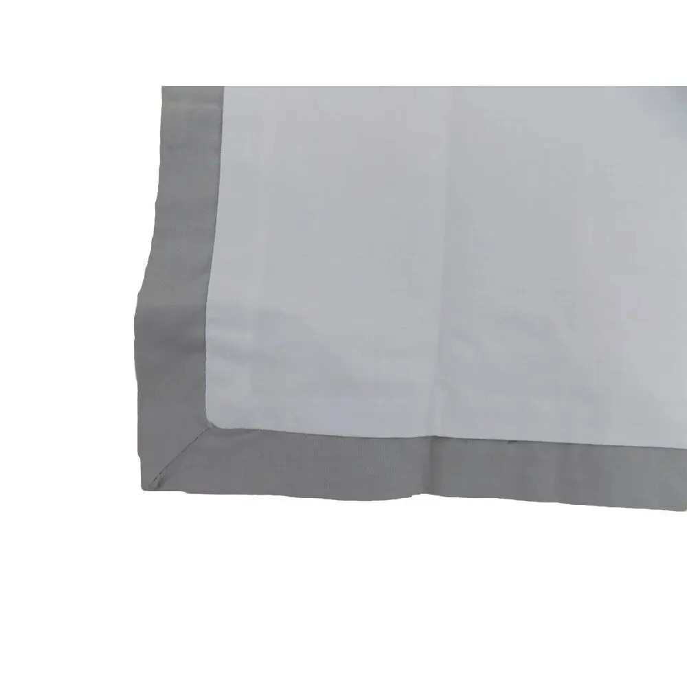Restoration Hardware Teen grey border pillow sham Standard NWT